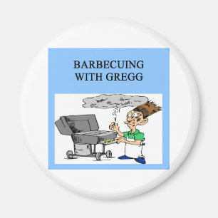 barbecuen met gregg magneet