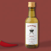 Barbecuesaus BBQ Flesetiket Sticker