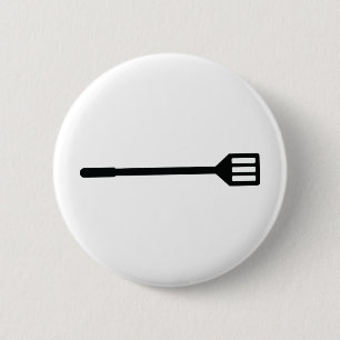 barbecuesnijpictogram ronde button 5,7 cm