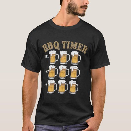 Barbecuetimer T-shirt (Voorkant)