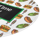 Barbecuevoedsel | Hamburger, Hotdog, Shish Kabob Snijplank (Hoek)