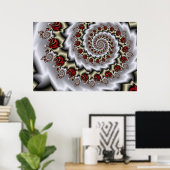 Barbed Nautilus Poster (Thuiskantoor)