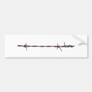 Barbed Wire Bumpersticker