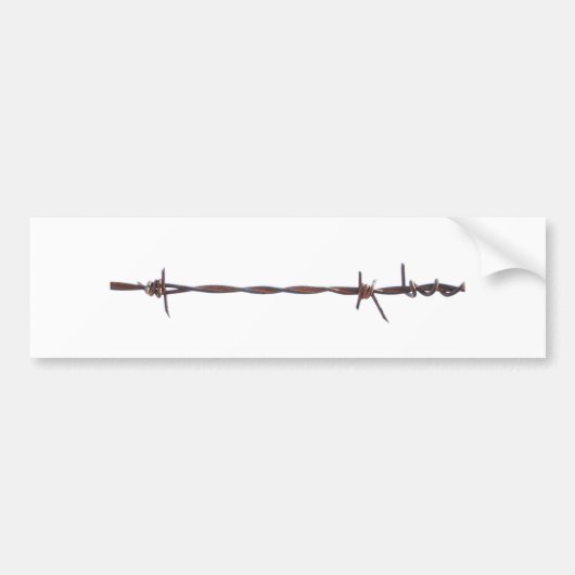 Barbed Wire Bumpersticker (Voorkant)