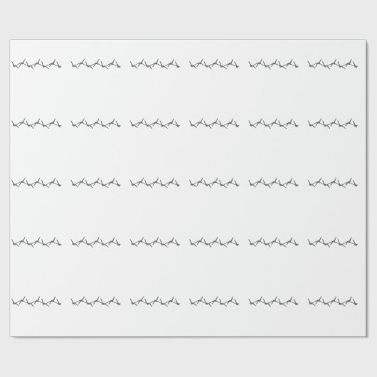 Barbed Wire Cadeaupapier (Vlak)