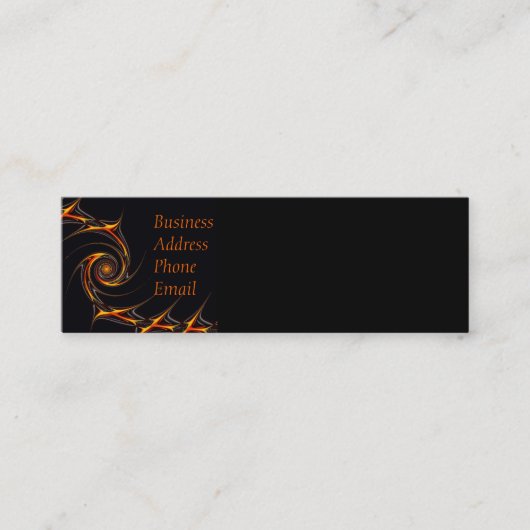 Barbed Wire Cool Mini Visitekaartje (Voorkant)