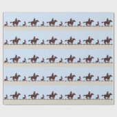 Barbed Wire Cowboy Gift Wrap Cadeaupapier (Vlak)