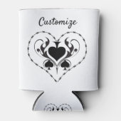 Barbed Wire Heart Black Spades Thunder_Cove Blikjeskoeler (Voorkant)