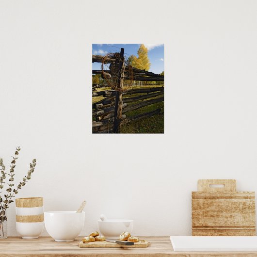 Barbed Wire Poster (Keuken)