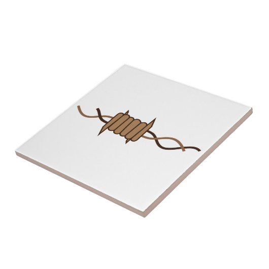 Barbed Wire Tegeltje (Zijkant)