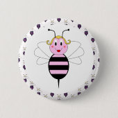 BarBee Bumble Bee Button (Voorkant)