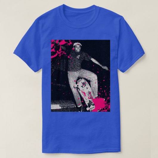 Barbee Skateboarden is geen oude misdadige school T-shirt (Design voorkant)