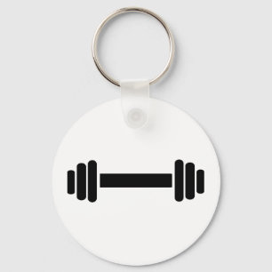 Barbell - Bodybuilding Sleutelhanger