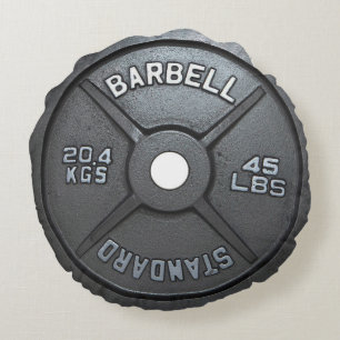Barbell Bord - Gym Rond Kussen