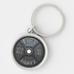Barbell Bord - Lift Heavy Sleutelhanger