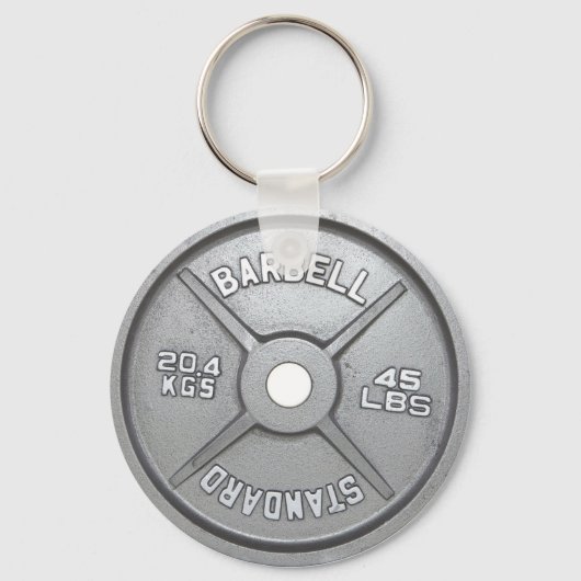 Barbell Bord Sleutelhanger (Voorkant)