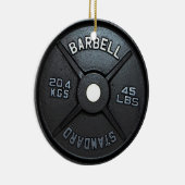 Barbell Bord Tree Ornament (Rechts)
