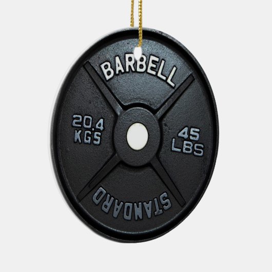 Barbell Bord Tree Ornament (Rechts)