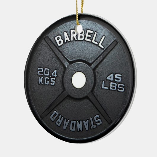 Barbell Bord Tree Ornament (Links)