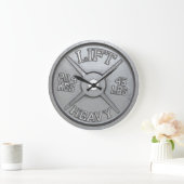 Barbell Bord Wall Clock - LIFT HEAVY Grote Klok (Huis)