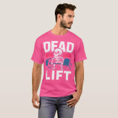 Barbell Botten Skeleton's Lift Challenge T-shirt (Voorkant volledig)