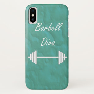 Barbell Diva Fitness Barbell Cast Case-Mate iPhone Case
