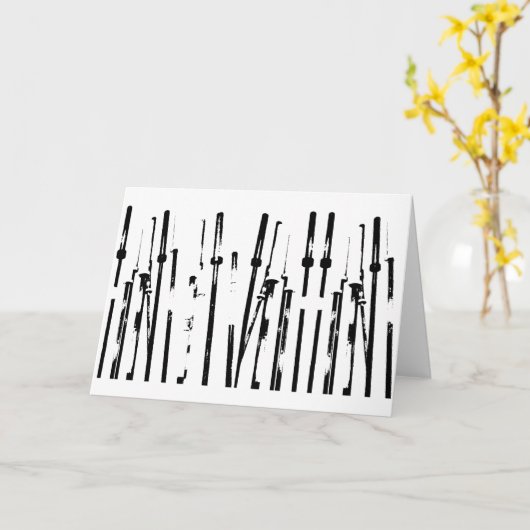 Barbell Forrest Kaart (Gele Bloem)