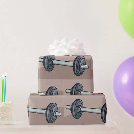 Barbell Gewichtheffen Gym Fitness Lover Cadeaupapier