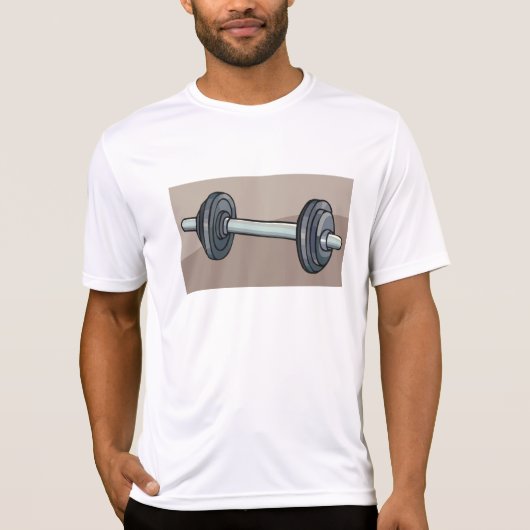 Barbell Gewichtheffen Gym Fitness Lover T-shirt (Voorkant)