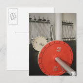 Barbell in gym briefkaart (Voorkant / Achterkant)
