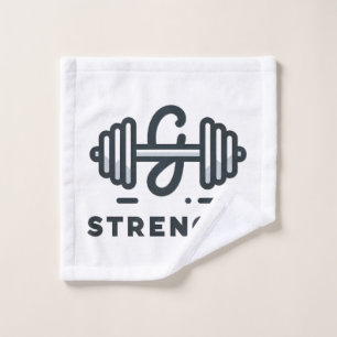 Barbell Motivation Workout Washandje