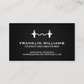 Barbell | Personal Trainer Visitekaartje (Achterkant)