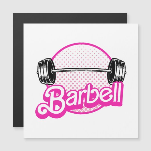 Barbell - roze (Voorkant / Achterkant)