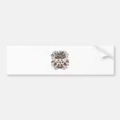 Barbell Skull Head Bumpersticker (Voorkant)