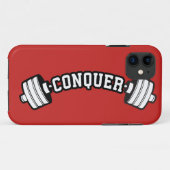 Barbell, VEROVEREN - Inspirerend Gewichtheffen Gym Case-Mate iPhone Case (Achterkant (horizontaal))