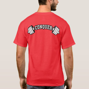 Barbell, VEROVEREN - Inspirerend Gewichtheffen Gym T-shirt