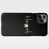 Barbell Weightlift Heartbeat Bodybuilding Cool iPhone Hoesje (Achterkant horizontaal)