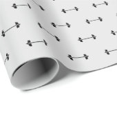 Barbell workout gym silhouette  cadeaupapier (Rol Hoek)