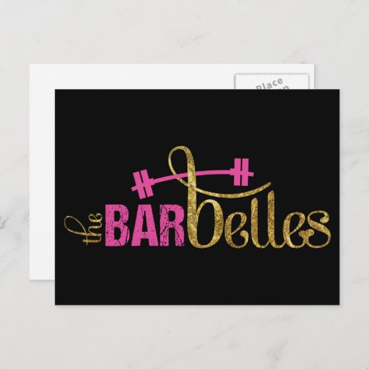 BarBelles-postkaart Briefkaart (Voorkant / Achterkant)