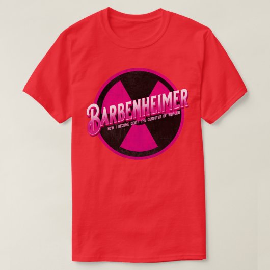 Barbenheimer Kleine versie T-shirt (Design voorkant)