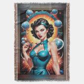 Barbenheimer Retro Fusion Atomic Age Mode Deken (Voorkant Verticaal)