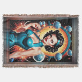 Barbenheimer Retro Fusion Atomic Age Mode Deken (Voorkant)