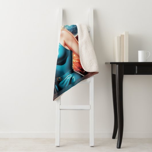 Barbenheimer Retro Fusion Atomic Age Mode Sherpa Deken (In situ)