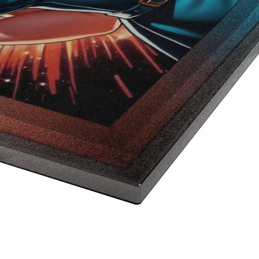 Barbenheimer Retro Fusion Atomic Age Mode Snijplank (Hoek)