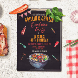 Barbeque - Achterwerppartij Kaart