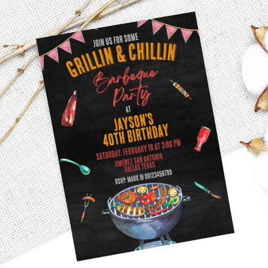 Barbeque - Achterwerppartij Kaart