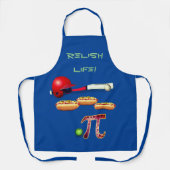 Barbeque Baseball Hotdogs Appie Pie Schort (Voorkant)