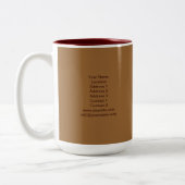 Barbeque - Coffee-, Tea-Mok, Cup Tweekleurige Koffiemok (Links)
