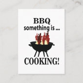 Barbeque Cook Chef BBQ Visitekaartje (Voorkant)