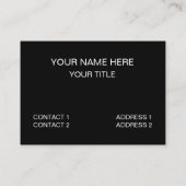 Barbeque Cook Chef BBQ Visitekaartje (Achterkant)